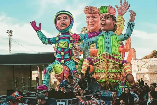 中國(guó)文化主題花車在馬耳他戈佐狂歡節(jié)奪冠